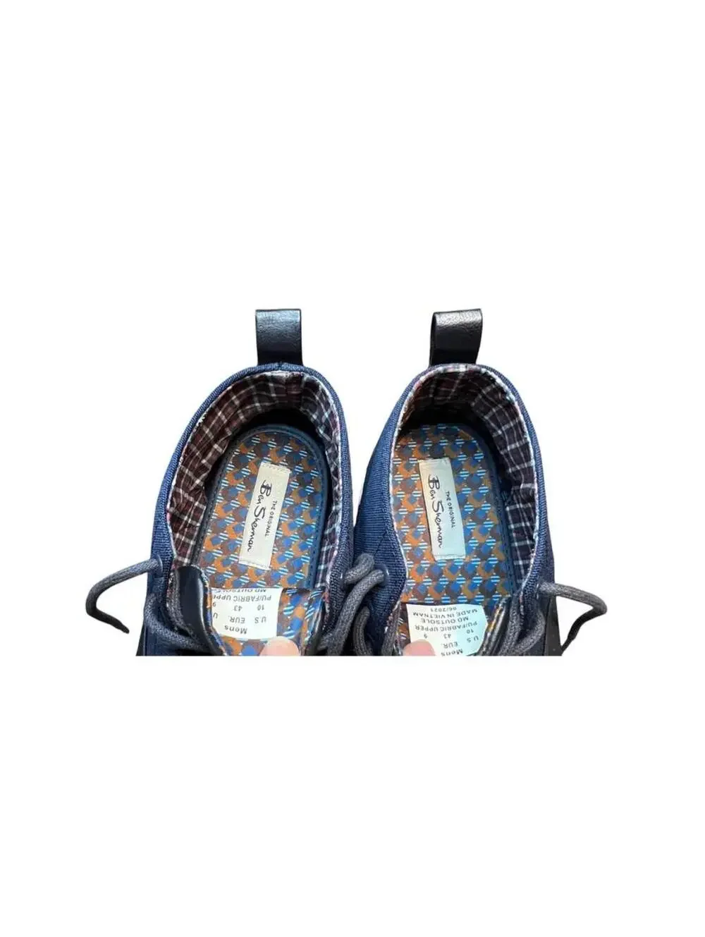 Ben Sherman Navy Mixed Media Chukka Boots Mod Indie Dark Academia Preppy 10